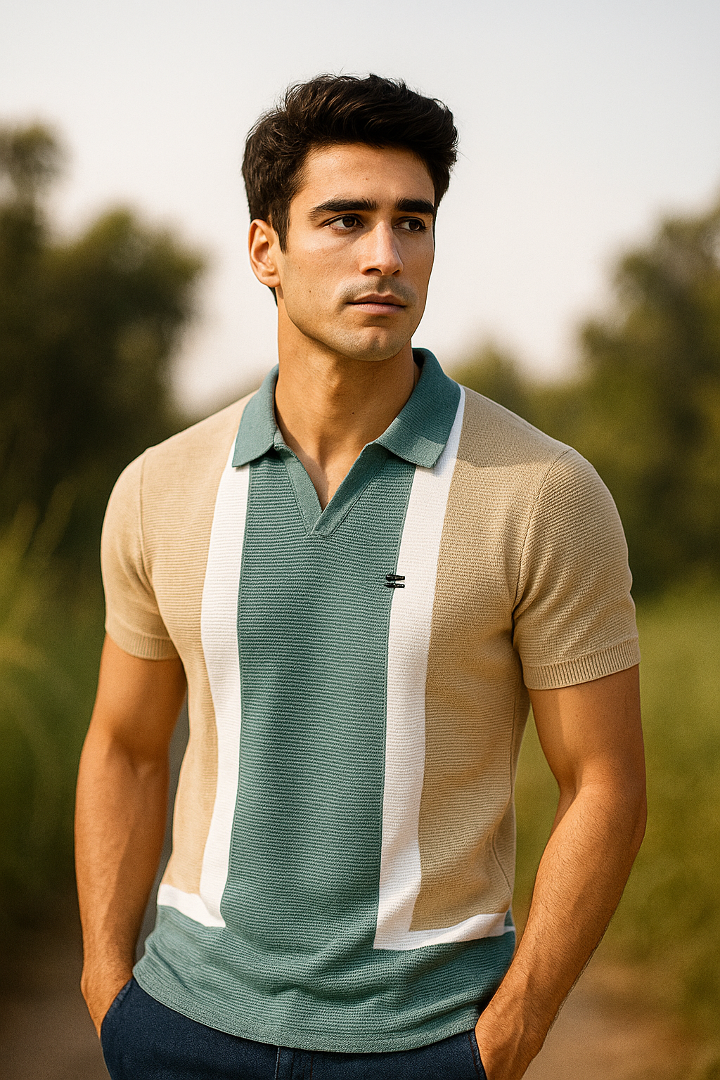 Neo Blue Polo T-Shirt