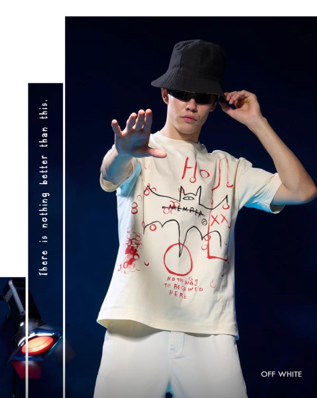 Oversized Chaos Lines T-Shirt