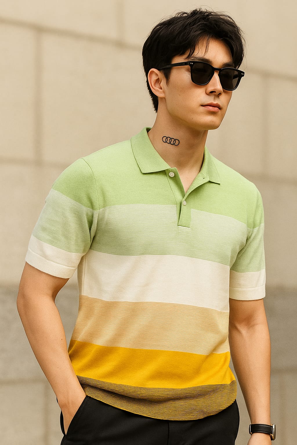 Green Edge Polo T-Shirt