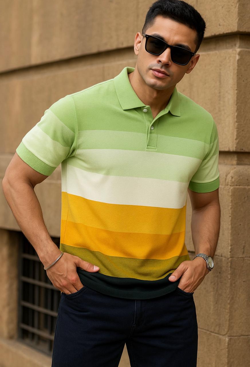 Green Edge Polo T-Shirt