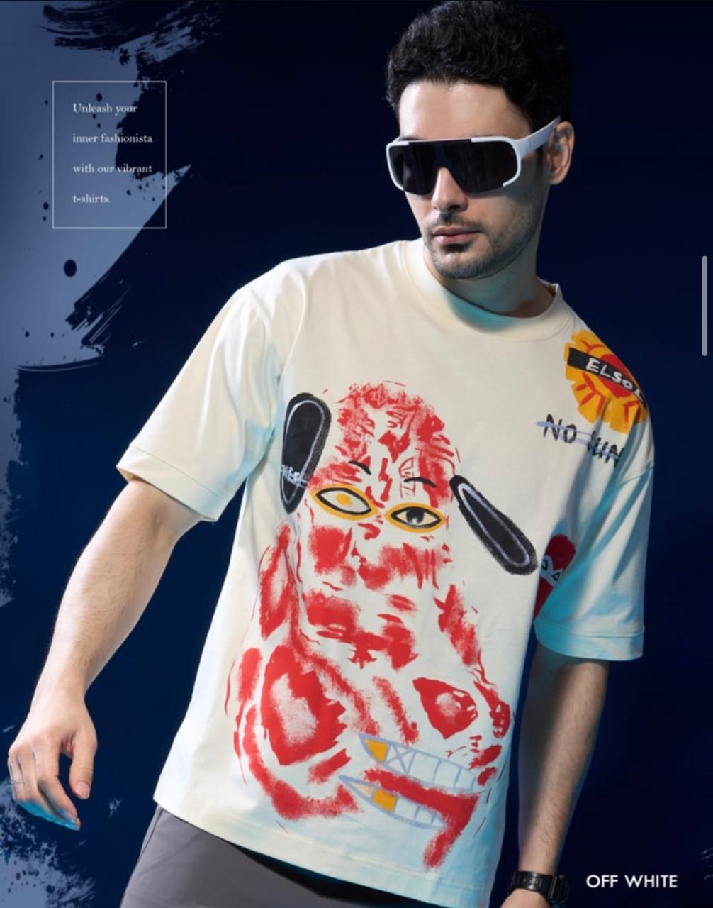 Oversized Bleach Cotton Tee