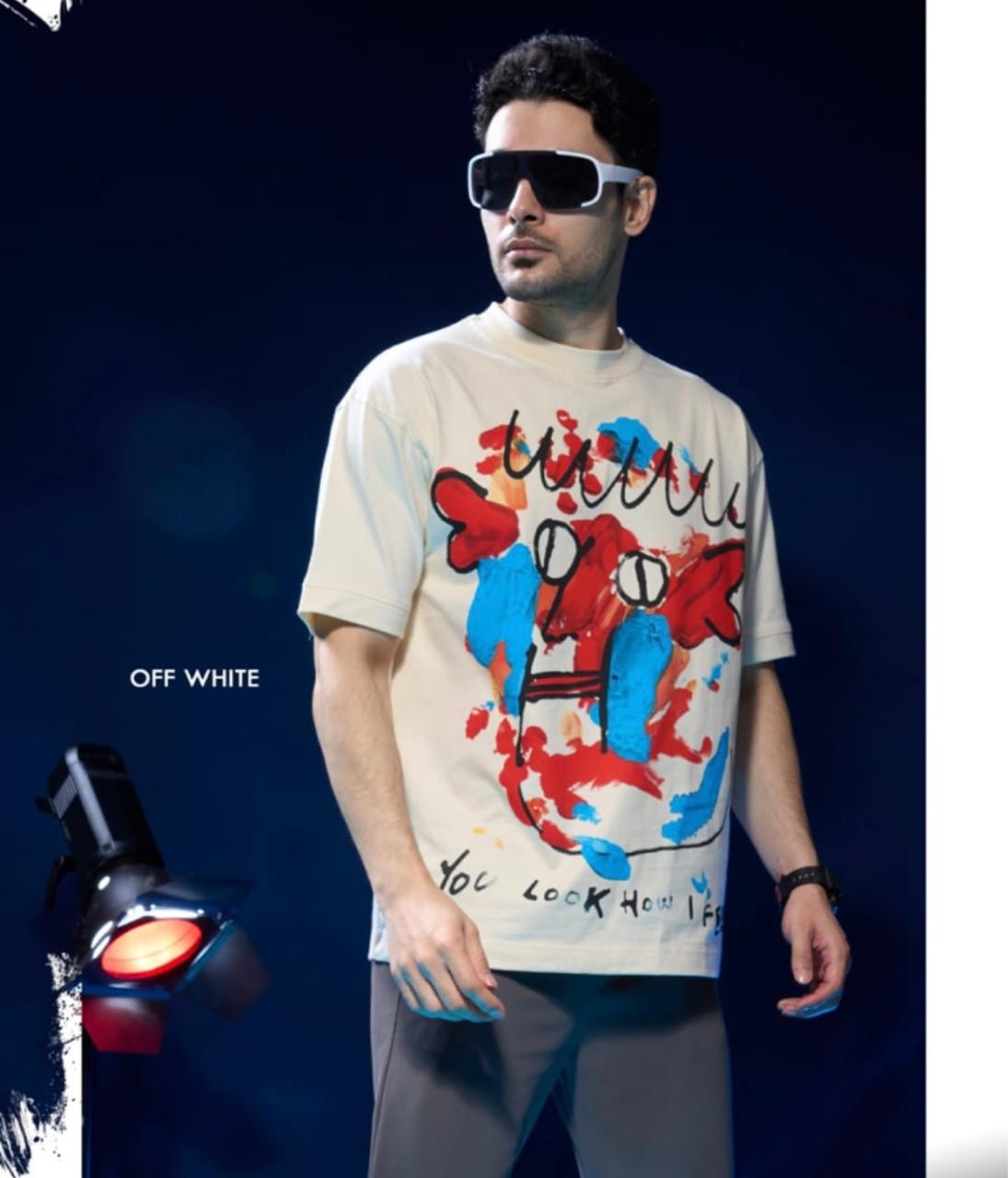 Oversized Bleach Cotton Tee