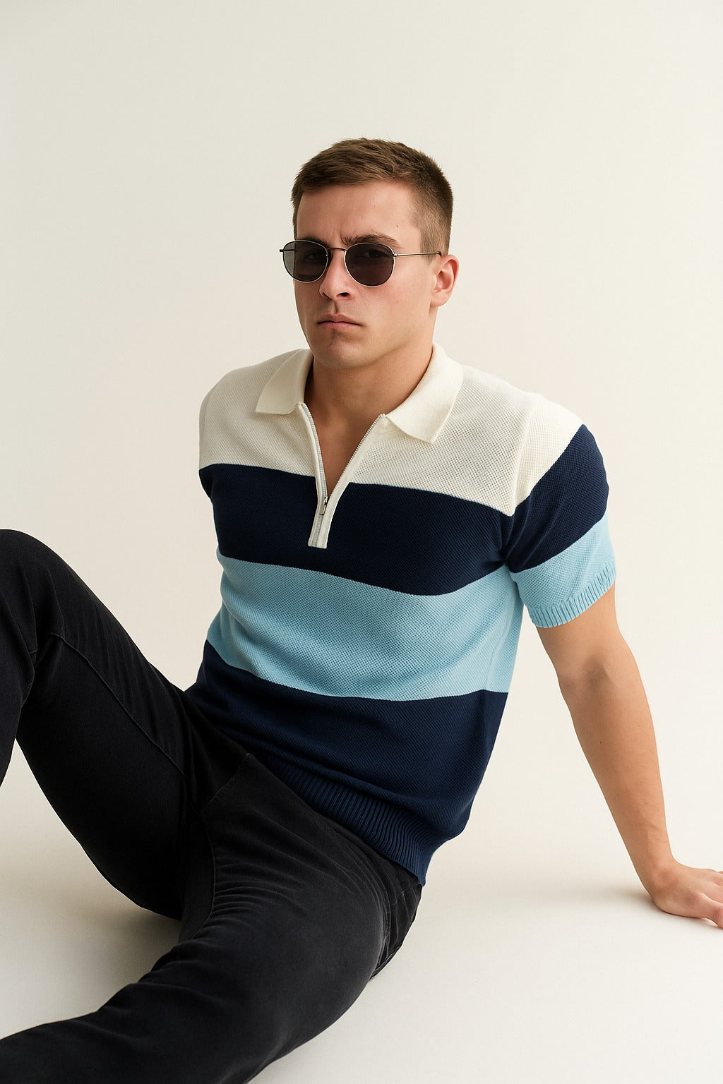 Nautic Script Polo  T-Shirt