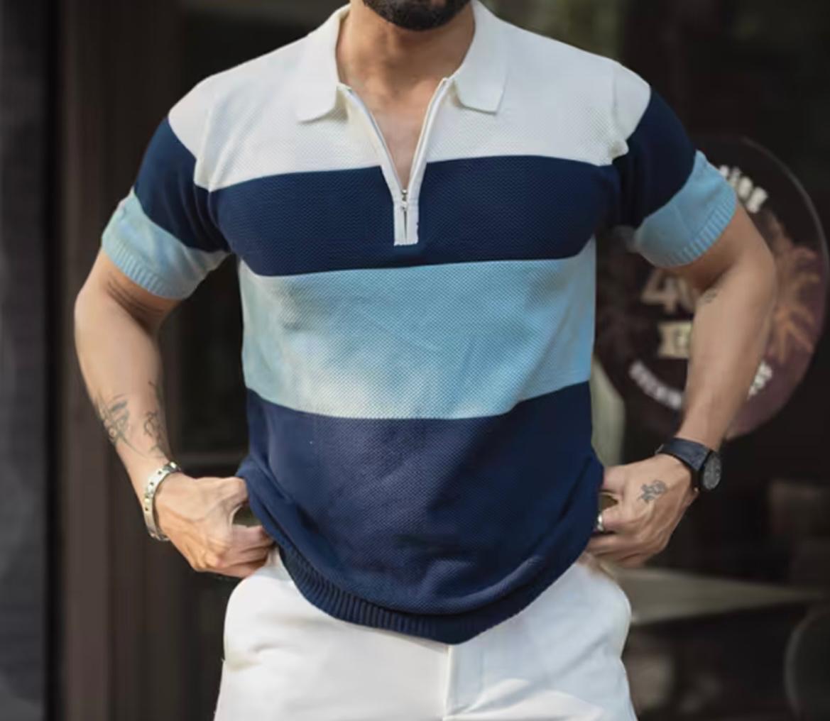 Nautic Script Polo  T-Shirt