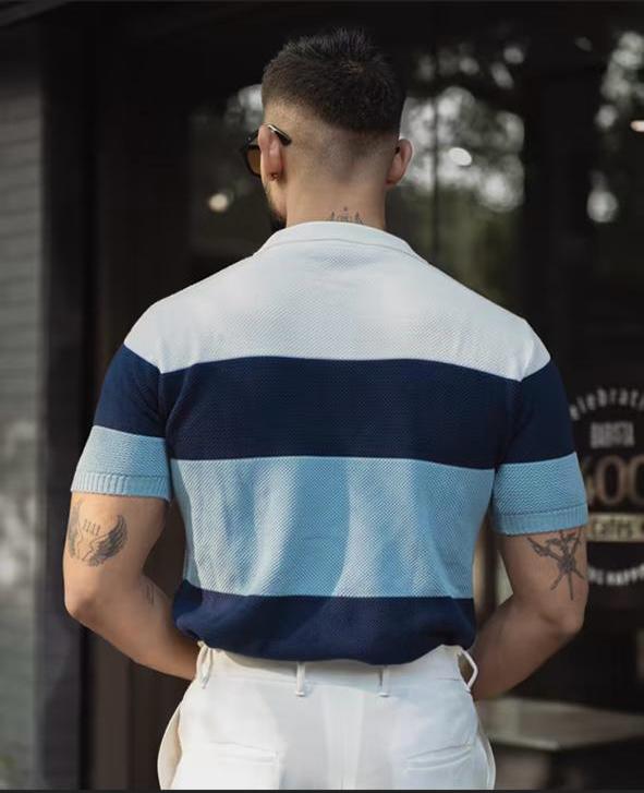 Nautic Script Polo  T-Shirt