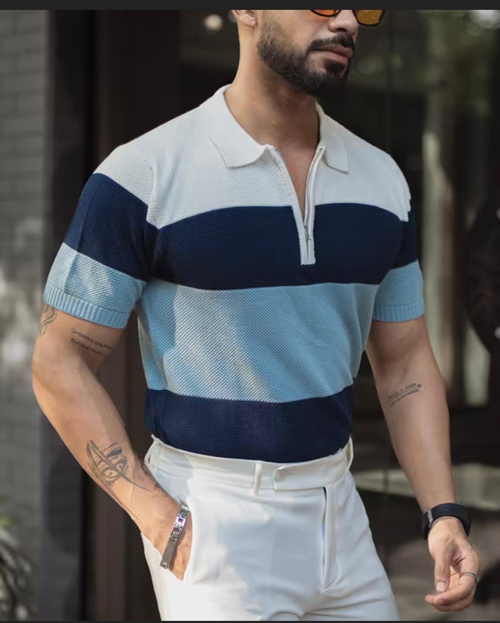Nautic Script Polo  T-Shirt